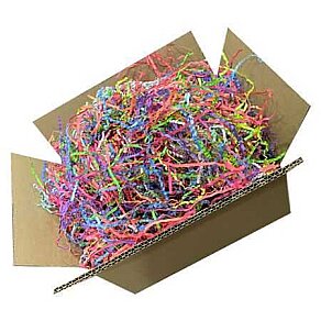 Mixed Color Crinkle Cut Paper Filler 1 kg - Kolimarket.com - Kutu (1)