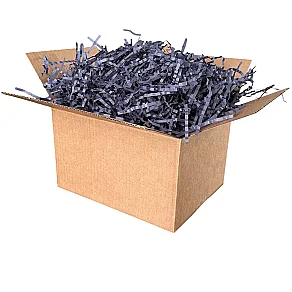 Navy Blue Crinkle Cut Paper Filler 1 kg - Ambalaj Malzemesi (1)