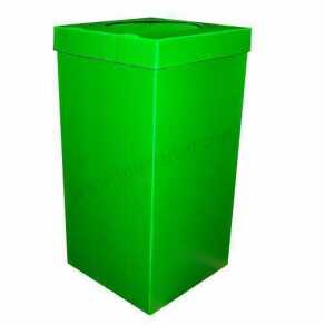 Plastik Geri Dönüşüm Kutusu - Yeşil - Plastik Koli
