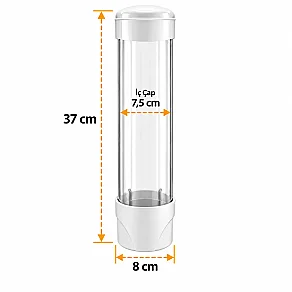 Plastik Bardak Dispenseri - 7cm Karton ev Plastik Bardak İçin - 1