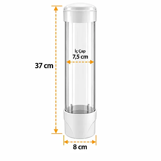 Plastik Bardak Dispenseri - 7cm Karton ev Plastik Bardak İçin - 1