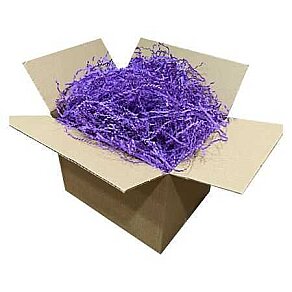 Purple Crinkle Cut Paper Filler - 250 g - Kutu