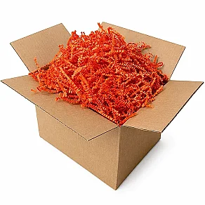 Zikzak Kırpık Kağıt Dolgu Malzemesi - Kızıl - 1Kg. - 1